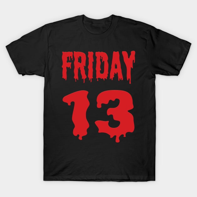 Friday the 13th minimalist design T-Shirt by robertkask